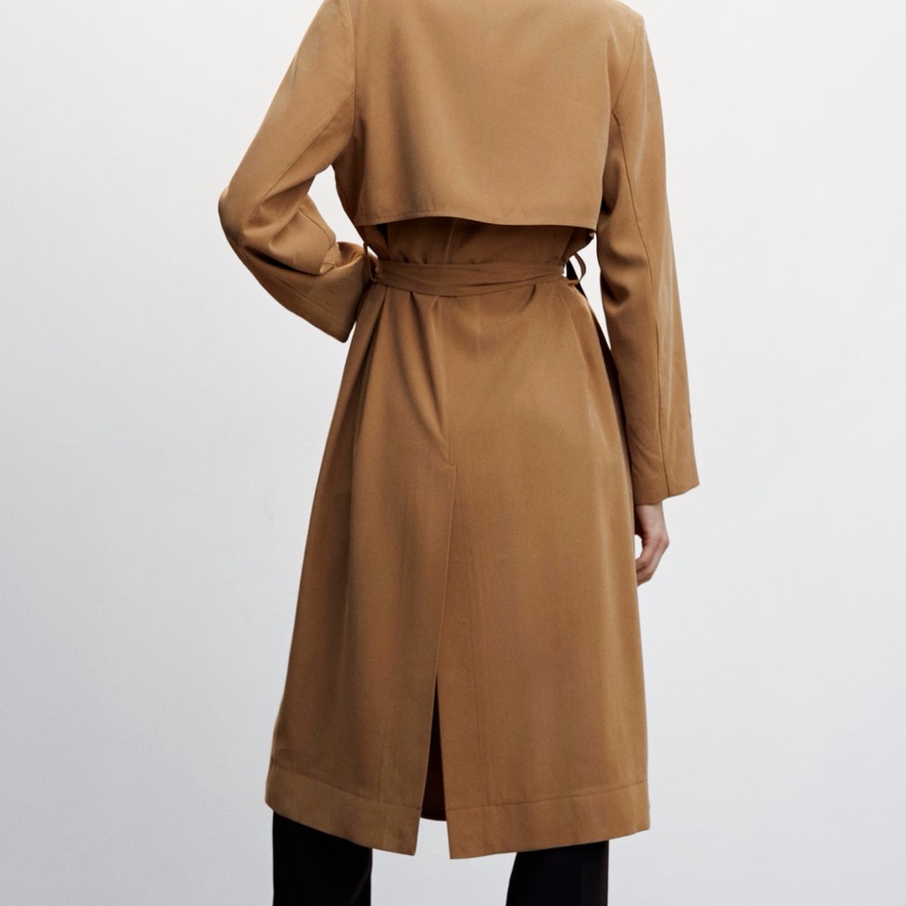 Mango Tan Trench Coat
